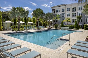 Resort-style swimming pool 